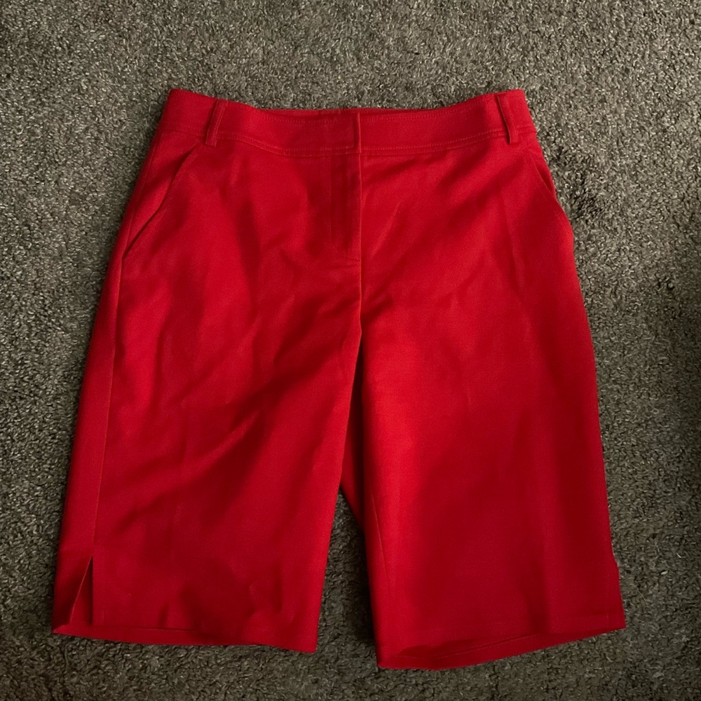 St John Red Walking Shorts 2